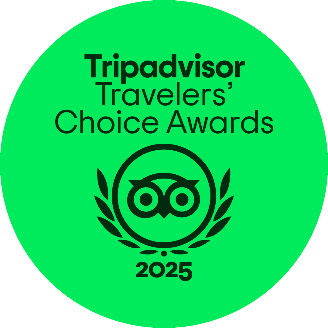 Trip Advisor Travellers Choice Award winnder 2025
